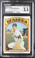 Thurman Munson 1972 Topps #441 (CGC 3.5) at PristineAuction.com