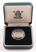 1990 Canada 5 Pence Proof Piedfort 6.50g .925 Silver Coin - Original Mint Box & COA at PristineAuction.com