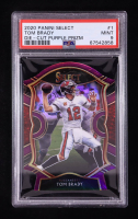 Tom Brady 2020 Select Prizm Purple Die Cut #1 (PSA 9) at PristineAuction.com