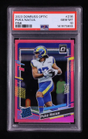 Puka Nacua 2023 Donruss Optic Pink #238 RR RC (PSA 10) at PristineAuction.com