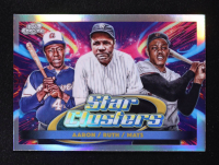 Babe Ruth / Willie Mays / Hank Aaron 2025 Topps Cosmic Chrome Triple Star Clusters #TSC6 at PristineAuction.com