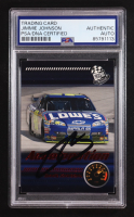 Jimmie Johnson Signed 2009 Press Pass Red #210 Jimmie Johnson's Car A (PSA) at PristineAuction.com