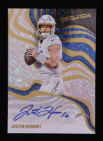 Justin Herbert 2025 Panini Revolution Revolution Signatures Storm #2 at PristineAuction.com