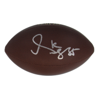 Derrick Mason Signed NFL Football (Schwartz) at PristineAuction.com