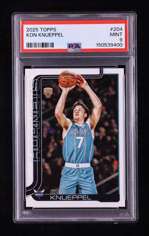 Kon Knueppel 2025-26 Topps #204 RC (PSA 9) at PristineAuction.com Kon Knueppel 2025-26 Topps #204 RC (PSA 9) at PristineAuction.com