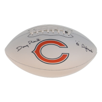 Doug Plank Signed Bears Logo Football Inscribed "46 Defense" (Schwartz) at PristineAuction.com