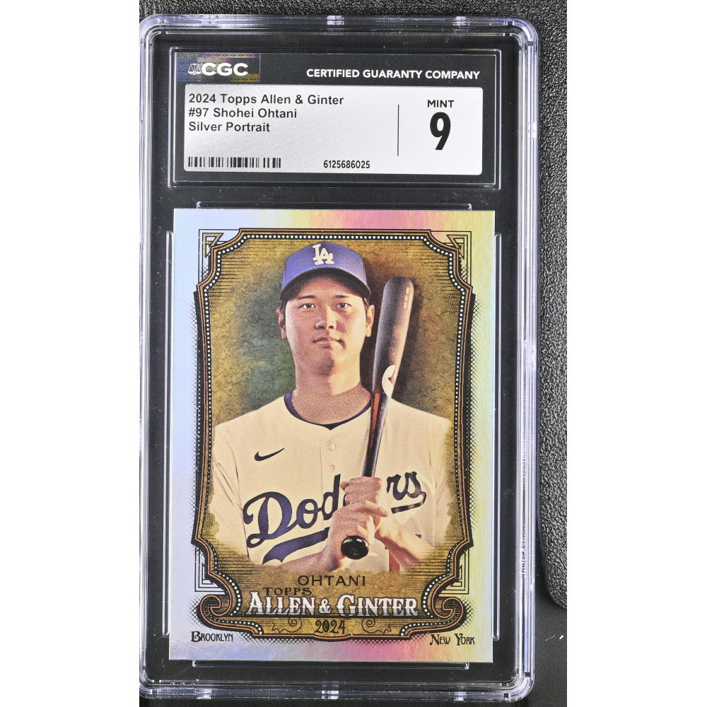 Shohei Ohtani 2024 Topps Allen & Ginter Silver Portrait #97 (CGC 9) at PristineAuction.com