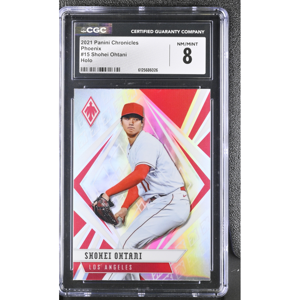 Shohei Ohtani 2021 Panini Chronicles Phoenix Holo #15 (CGC 8) at PristineAuction.com
