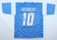 Justin Herbert Signed Jersey Inscribed "2020 NFL OROY" (Beckett) at PristineAuction.com