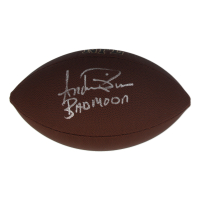 Andre Rison Signed NFL Football Inscribed "Bad Moon" (Schwartz) at PristineAuction.com