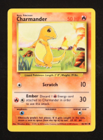 Charmander 1999 Pokemon Base Unlimited #46 at PristineAuction.com