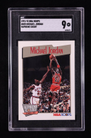 Michael Jordan 1991-92 Hoops #455 SC (SGC 9) at PristineAuction.com