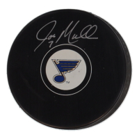 Joe Mullen Signed Blues Logo Hockey Puck (Schwartz & Frozen Pond) at PristineAuction.com
