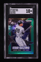 Aaron Judge 2020 Panini Prizm Star Gazing Prizms Green #9 (SGC 10) at PristineAuction.com