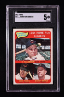Harmon Killebrew / Mickey Mantle / Boog Powell 1965 Topps #3 AL Home Run Leaders (SGC 5) at PristineAuction.com