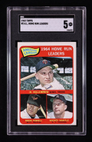 Harmon Killebrew / Mickey Mantle / Boog Powell 1965 Topps #3 AL Home Run Leaders (SGC 5) at PristineAuction.com