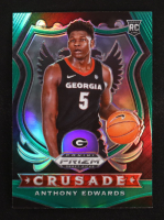 Anthony Edwards 2020-21 Panini Prizm Draft Picks Prizms Green #81 RC at PristineAuction.com