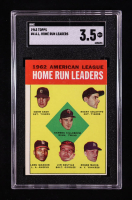 Harmon Killebrew / Norm Cash / Rocky Colavito / Roger Maris / Jim Gentile / Leon Wagner 1963 Topps #4 AL Home Run Leaders (SGC 3.5) at PristineAuction.com