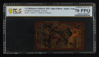 2025 Oklahoma 1/2 Goldback, Alpha Edition - Alpine, Utah 1/2000th Troy Ounce 24kt. Gold (PCGS SUPREME GEM UNC 70 PPQ) at PristineAuction.com