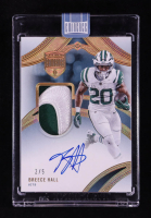 Breece Hall 2024 Panini Eminence Patch Autographs Gold #15 #2/5 at PristineAuction.com