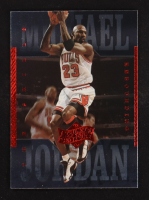 Michael Jordan 1999 Upper Deck Michael Jordan Athlete of the Century #61 Rebounding at PristineAuction.com