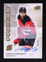 Nico Hischier 2024-25 Upper Deck Premier Autographs Gold #44 #25/25 at PristineAuction.com