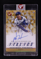 Yoshinobu Yamamoto 2025 Topps Pristine Italics Autographs Gold Refractors #IYY #42/50 at PristineAuction.com