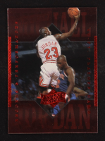 Michael Jordan 1999 Upper Deck Michael Jordan Athlete of the Century #71 '92 Playoffs vs NY/Gm 7 - 42 pts Win at PristineAuction.com