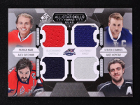 Patrick Kane / Steven Stamkos / Alexander Ovechkin / Anze Kopitar 2015-16 SP Game Used All-Star Skills Quad Fabrics #AS42 at PristineAuction.com