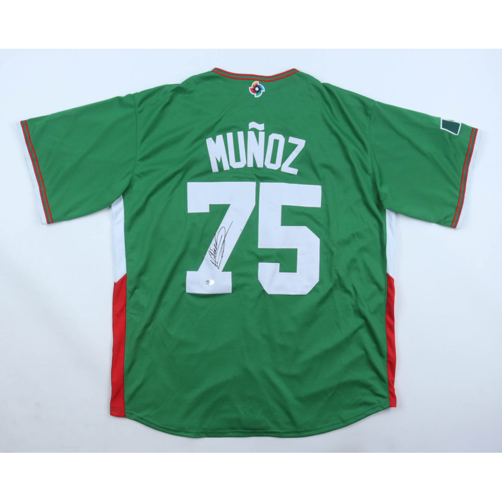 Andres Munoz Signed 2026 World Baseball Classic Jersey (PSA) | Pristine ...