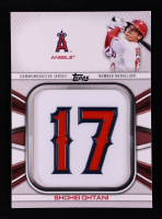 Shohei Ohtani 2022 Topps Commemorative Player Jersey Number Medallions #JNMSO at PristineAuction.com