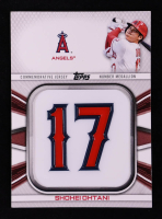 Shohei Ohtani 2022 Topps Commemorative Player Jersey Number Medallions #JNMSO at PristineAuction.com
