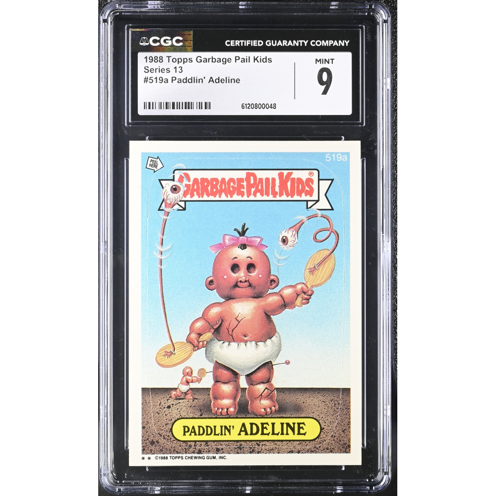 Paddlin' Adeline 1988 Topps Series 13 #519 (CGC 9) at PristineAuction.com