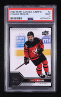 Connor Bedard 2022-23 Upper Deck Team Canada Juniors #2 U20 RC (PSA 9) at PristineAuction.com