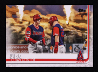 Shohei Ohtani / Mike Trout 2019 Topps #367 Ohtani Gets Hot at PristineAuction.com