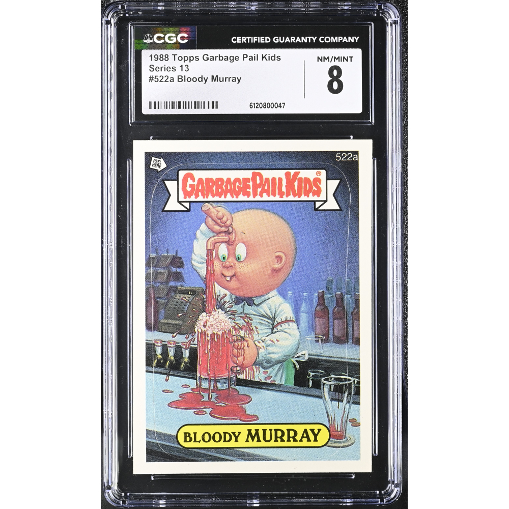 Bloody Murray 1988 Topps Series 13 #522 (CGC 8) at PristineAuction.com