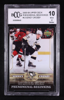 Sidney Crosby 2005-06 Upper Deck Phenomenal Beginnings #2 RC (BCCG 10) at PristineAuction.com