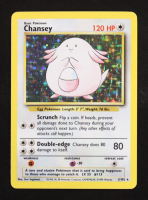 Chansey 1999 Pokemon Base Unlimited #3 Holo at PristineAuction.com