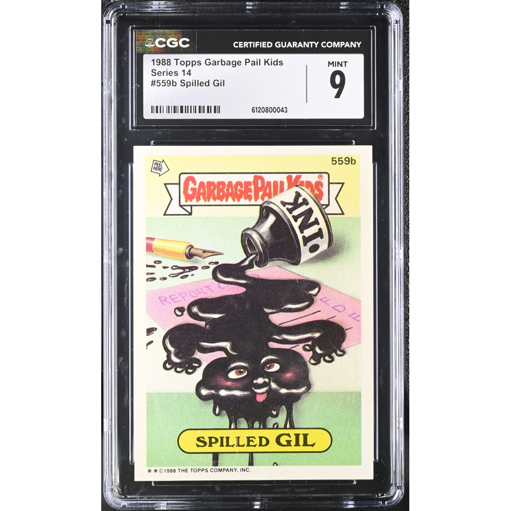 Spilled Gil 1988 Topps Series 14 #559 (CGC 9) at PristineAuction.com