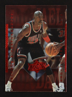Michael Jordan 1999 Upper Deck Michael Jordan Athlete of the Century #68 NBA career leader steals (376) at PristineAuction.com