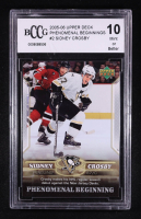 Sidney Crosby 2005-06 Upper Deck Phenomenal Beginnings #2 RC (BCCG 10) at PristineAuction.com