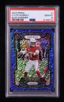 Kyler Murray 2023 Panini Prizm Prizms Blue Shimmer #1 #15/25 (PSA 10) at PristineAuction.com