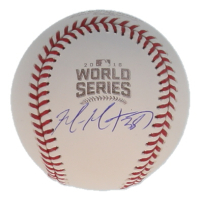 Mike Montgomery Signed 2016 World Series Baseball (Schwartz) at PristineAuction.com