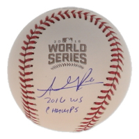 Addison Russell Signed 2016 World Series Baseball Inscribed "2016 WS Champs" (Schwartz) at PristineAuction.com