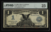 1899 U.S. $1 "Black Eagle" Silver Certificate, Fr. 236 Signed: Speelman / White (PMG VF25) at PristineAuction.com