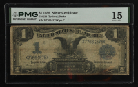1899 U.S. $1 "Black Eagle" Silver Certificate, Fr. 233 Signed: Teehee / Burke (PMG CHOICE FINE 15) at PristineAuction.com