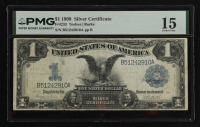 1899 U.S. $1 "Black Eagle" Silver Certificate, Fr. 233 Signed: Teehee / Burke (PMG CHOICE FINE 15) at PristineAuction.com