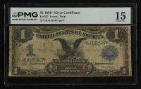 1899 U.S. $1 "Black Eagle" Silver Certificate, Fr. 227 Signed: Lyons / Treat (PMG CHOICE FINE 15) at PristineAuction.com