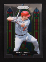 Mike Trout 2021 Panini Prizm Stained Glass #SG-1 at PristineAuction.com