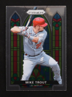 Mike Trout 2021 Panini Prizm Stained Glass #SG-1 at PristineAuction.com